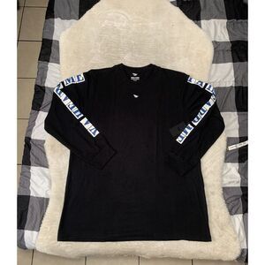 New Paper Planes Mens Black Long Sleeve Size 3XL‎ Top NWT